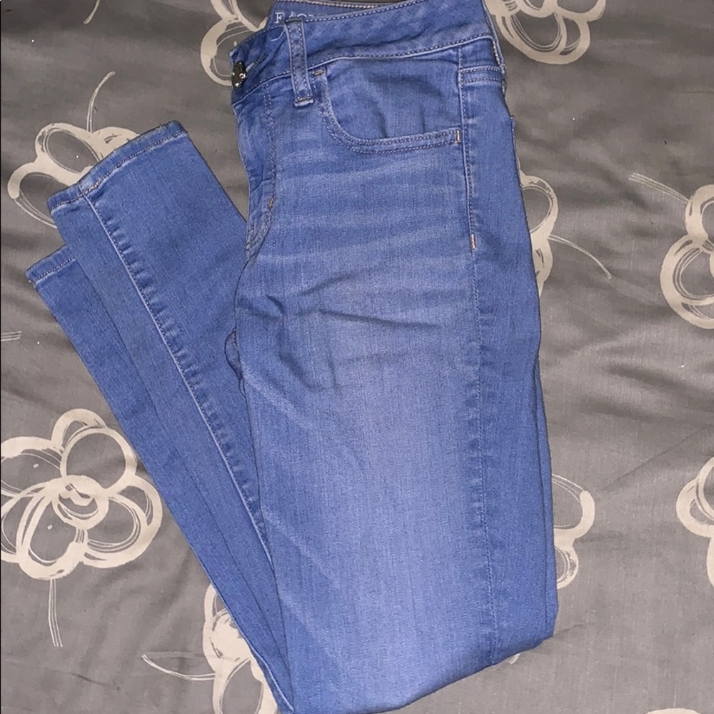 light wash ae jeggings
